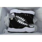 EM Sneakers Mihara Yasuhiro PETERSON OG Sole High-top Sneaker Black And White NO.737