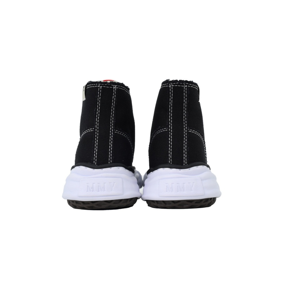 EM Sneakers Mihara Yasuhiro PETERSON OG Sole High-top Sneaker Black And White NO.737