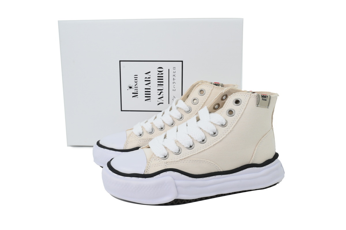 EM Sneakers Mihara Yasuhiro PETERSON OG Sole High-top Sneaker White NO.738