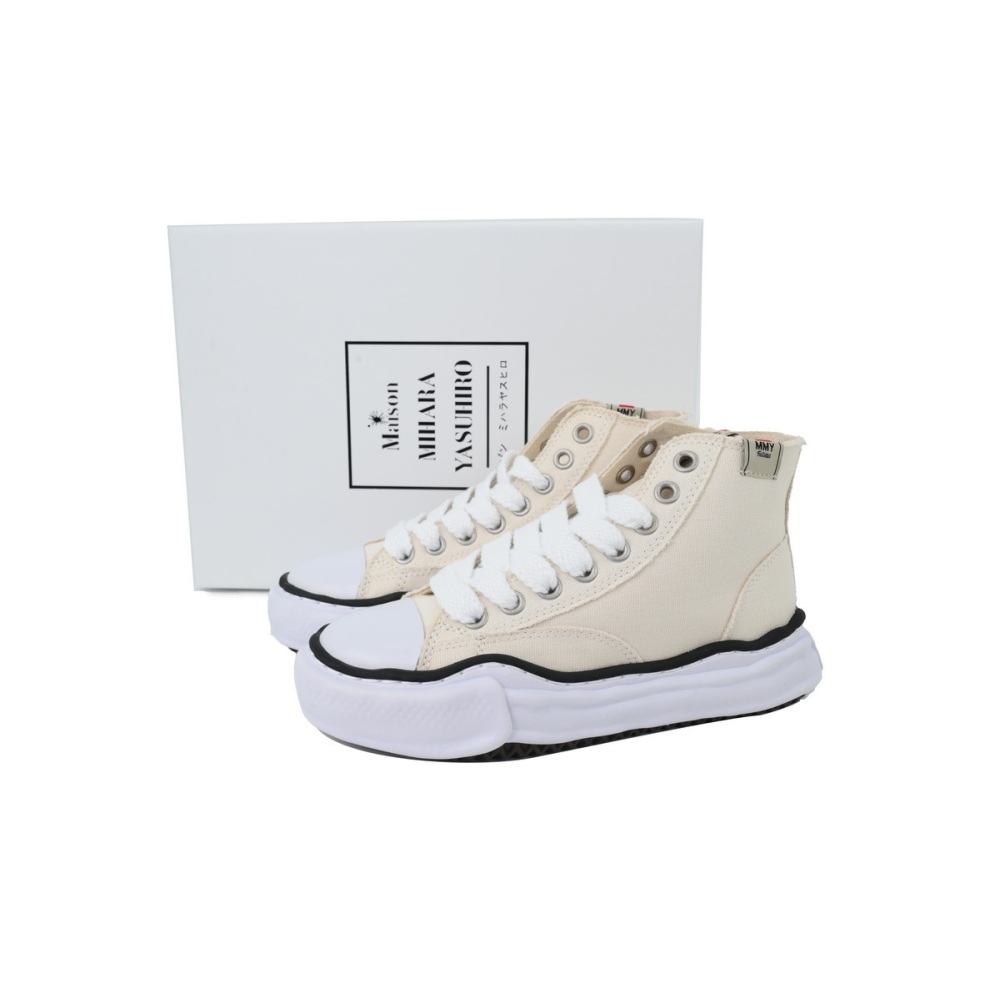 EM Sneakers Mihara Yasuhiro PETERSON OG Sole High-top Sneaker White NO.738