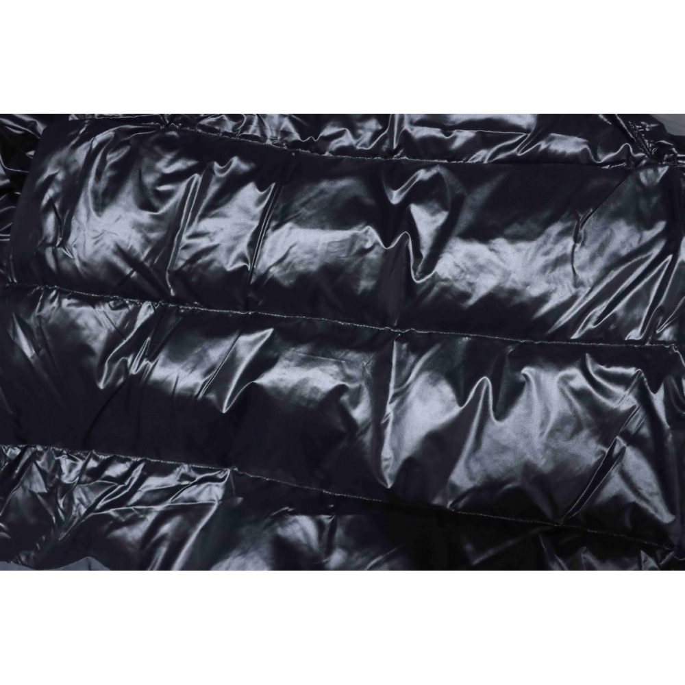 EM Sneakers Moncler Black and Gray Madeira Hooded Short Down Jacket