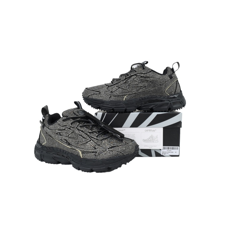 EM Sneakers OFF-WHITE Be Right Back Out Of Black Glitter