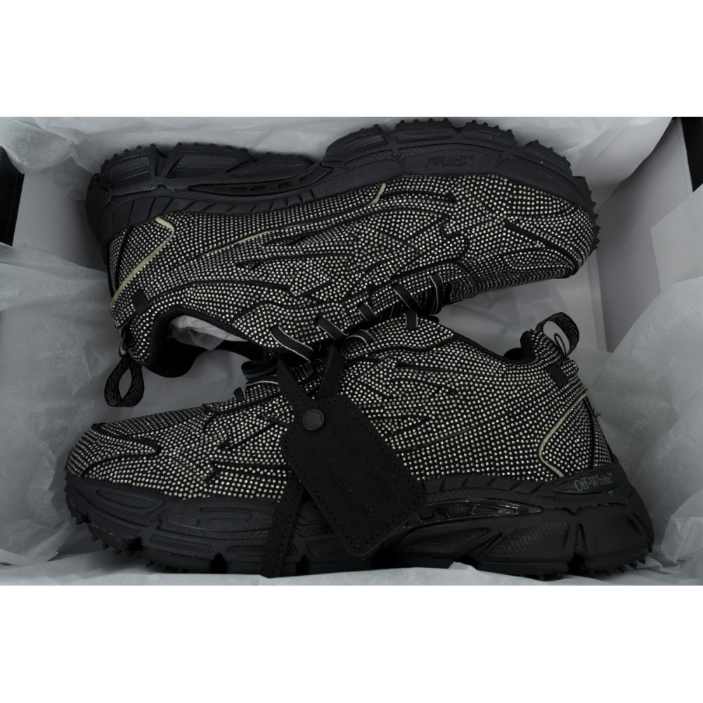 EM Sneakers OFF-WHITE Be Right Back Out Of Black Glitter