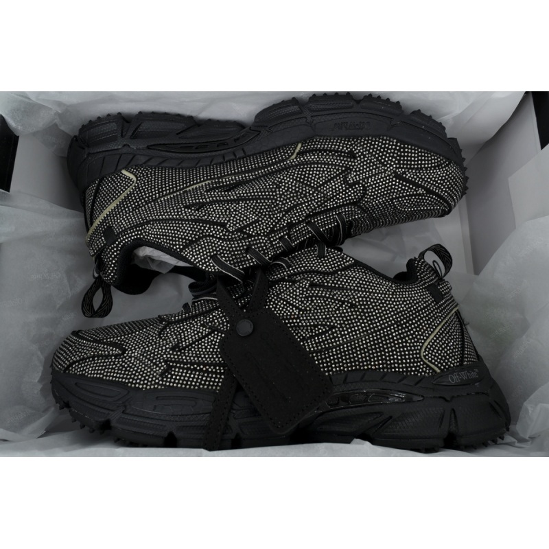 EM Sneakers OFF-WHITE Be Right Back Out Of Black Glitter