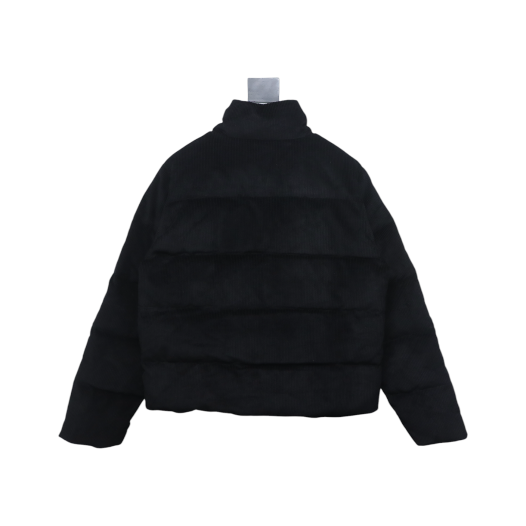EM Sneakers WE11DONE 24FW Corduroy Down Jacket Black