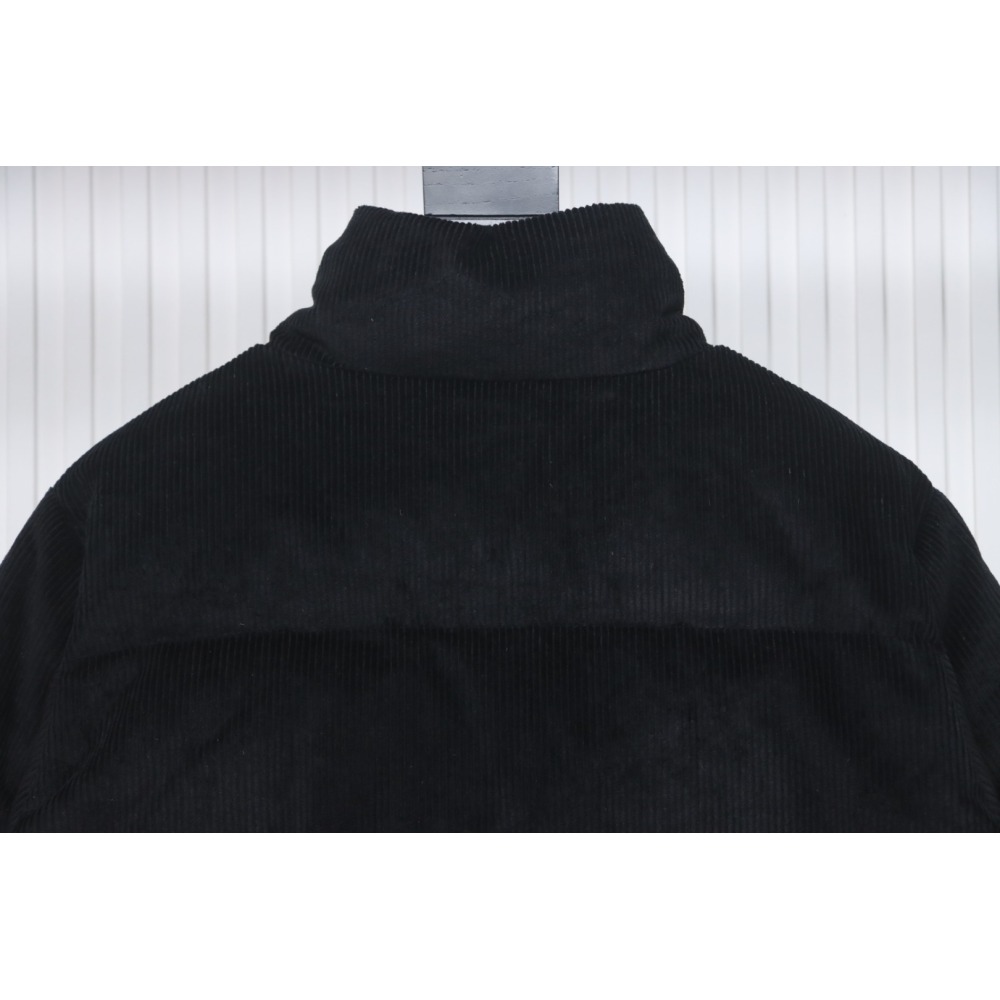 EM Sneakers WE11DONE 24FW Corduroy Down Jacket Black
