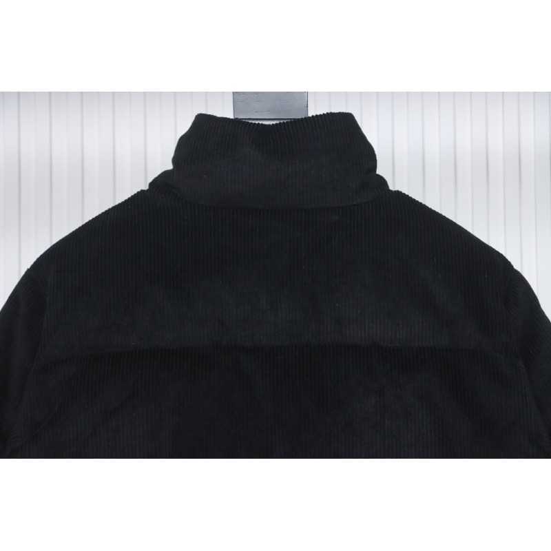 EM Sneakers WE11DONE 24FW Corduroy Down Jacket Black