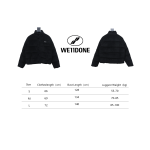 EM Sneakers WE11DONE 24FW Corduroy Down Jacket Black