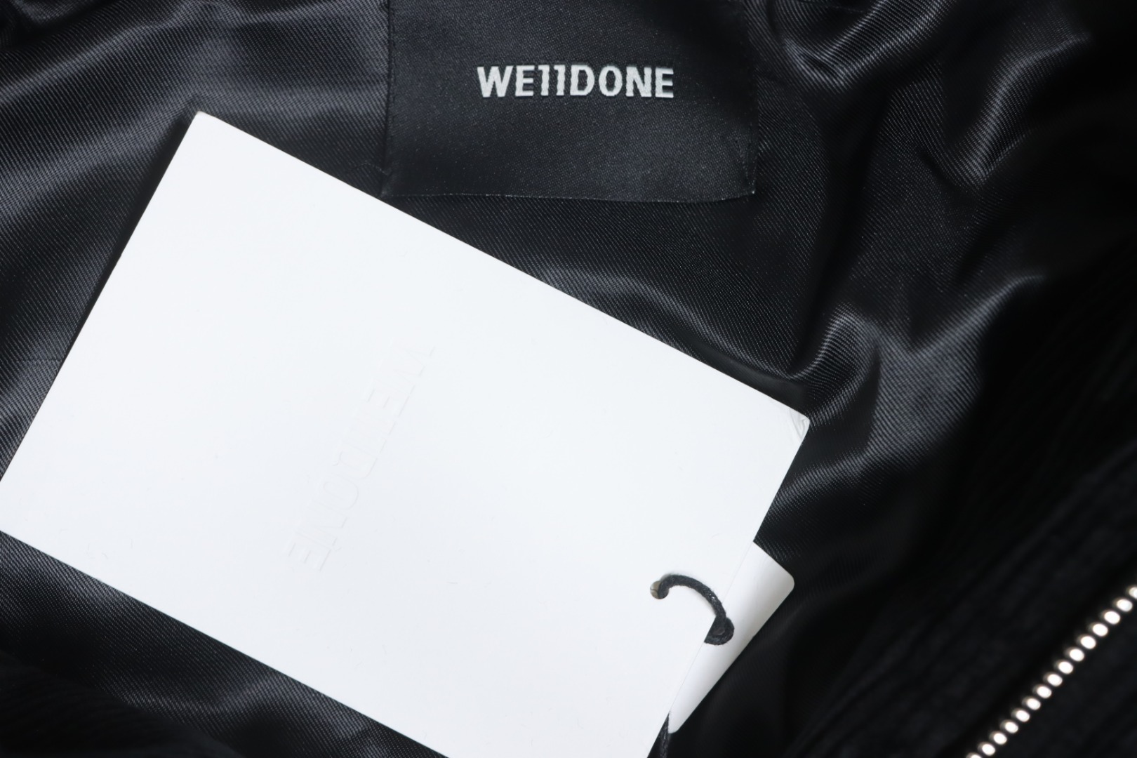 EM Sneakers WE11DONE 24FW Corduroy Down Jacket Black