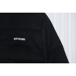 EM Sneakers WE11DONE 24FW Corduroy Down Jacket Black
