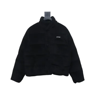 EM Sneakers WE11DONE 24FW Corduroy Down Jacket Black 01