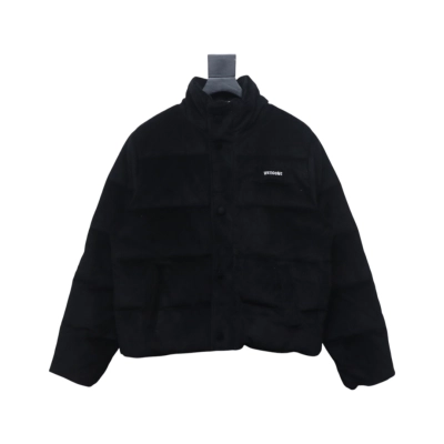 EM Sneakers WE11DONE 24FW Corduroy Down Jacket Black 01