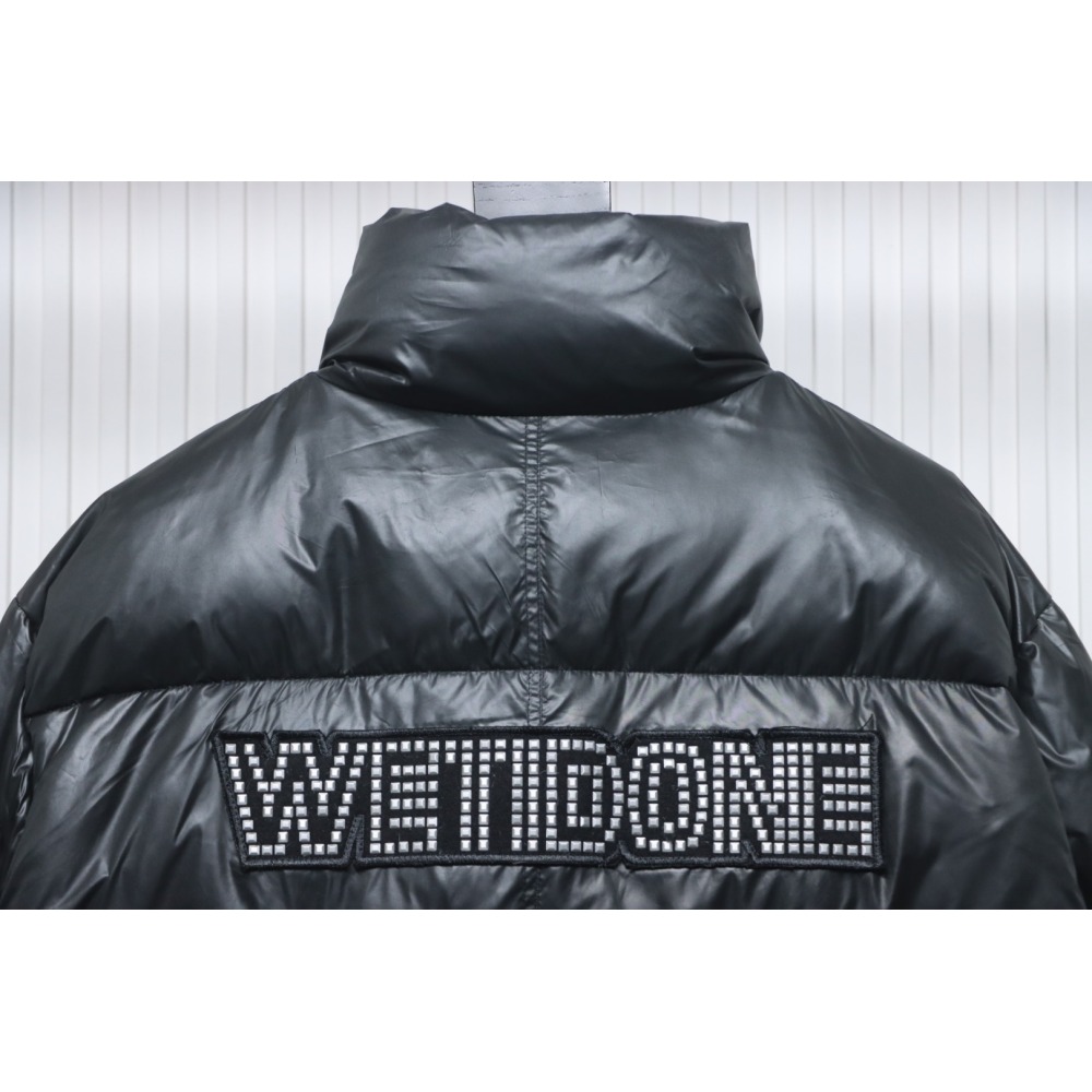 EM Sneakers WE11DONE 24Fw Rivet Long Down Jacket Black