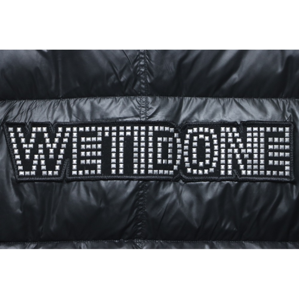 EM Sneakers WE11DONE 24Fw Rivet Long Down Jacket Black