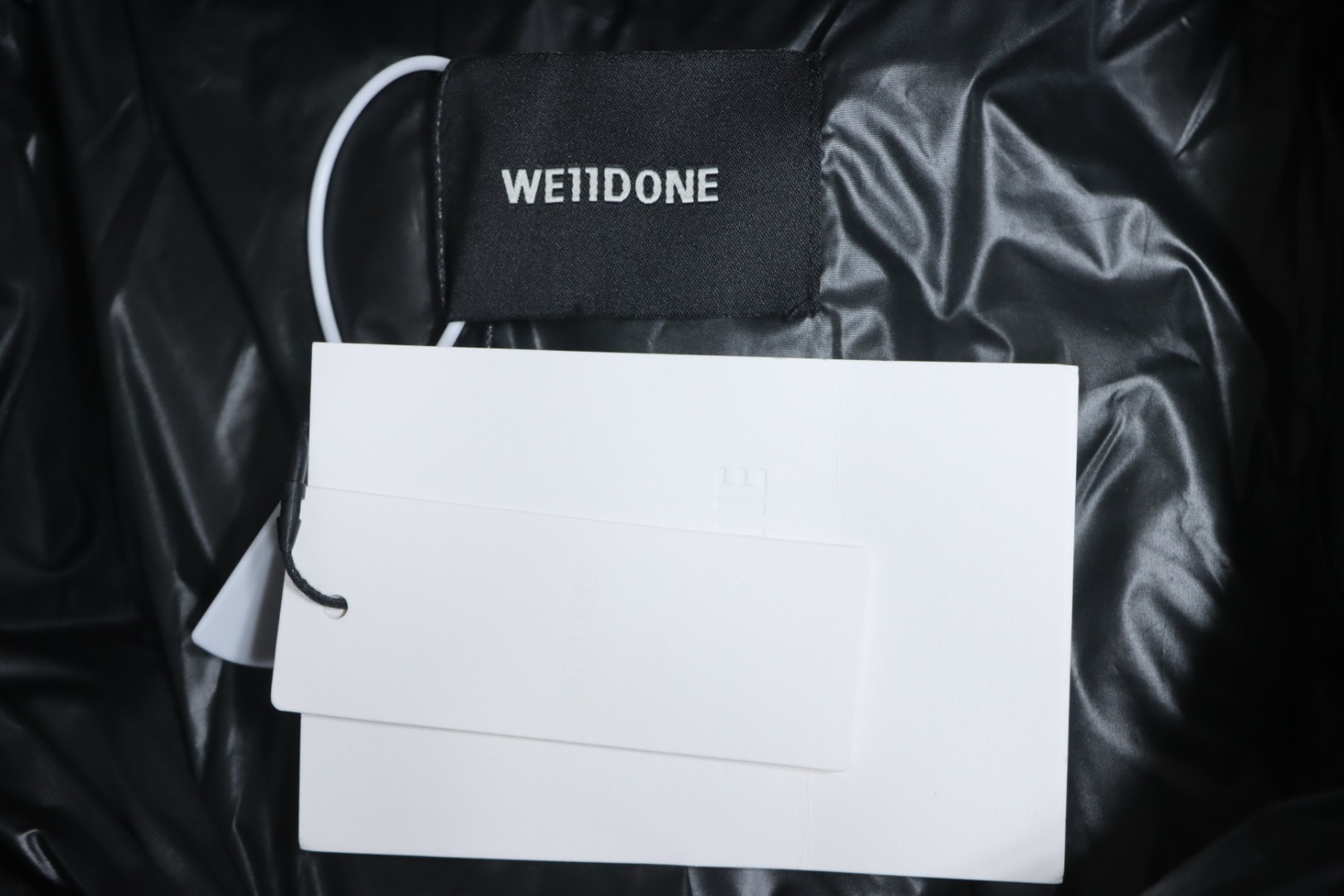 EM Sneakers WE11DONE 24Fw Rivet Long Down Jacket Black