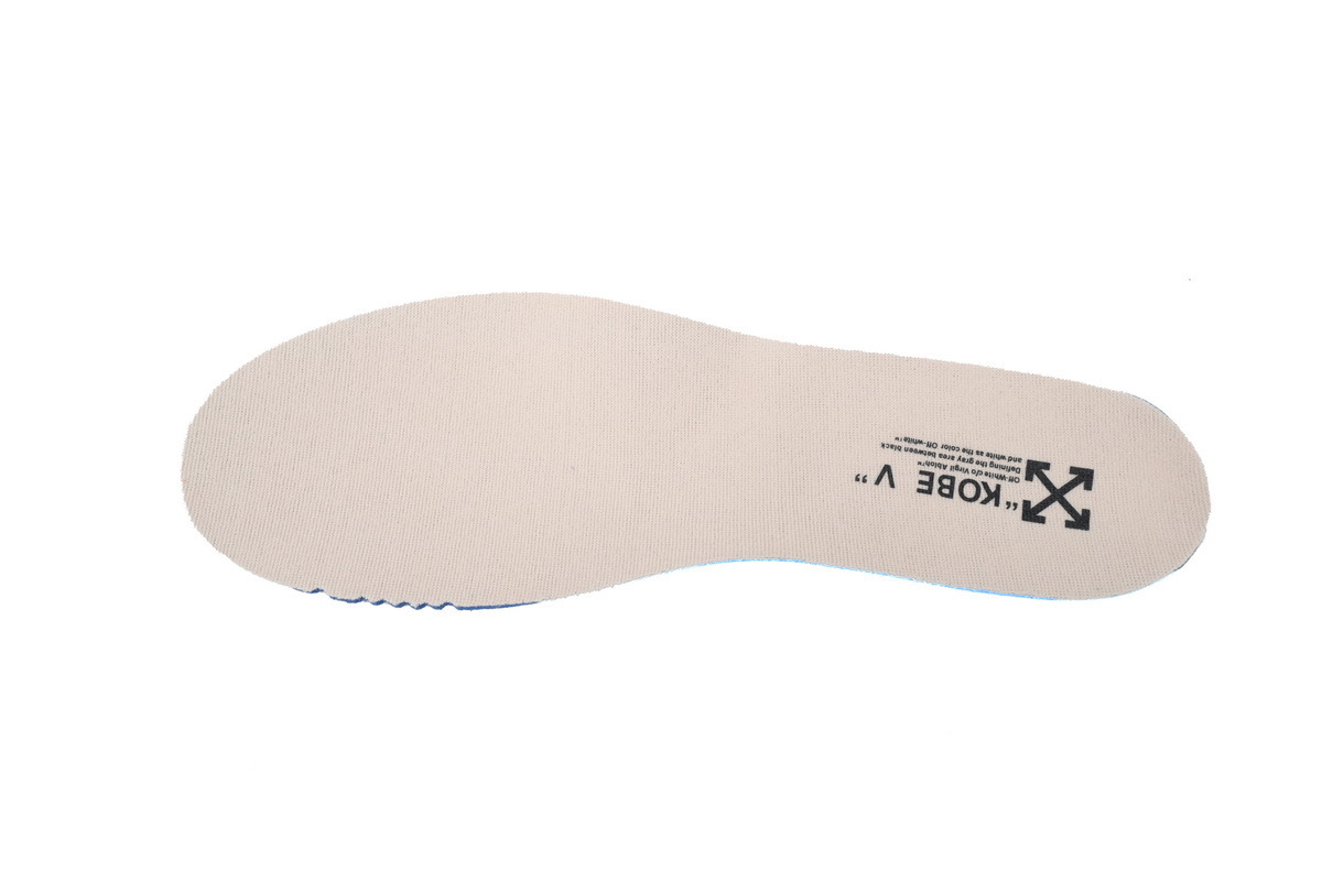 EM Sneakers Nike Kobe 5 x Off-White STY CUSTOM