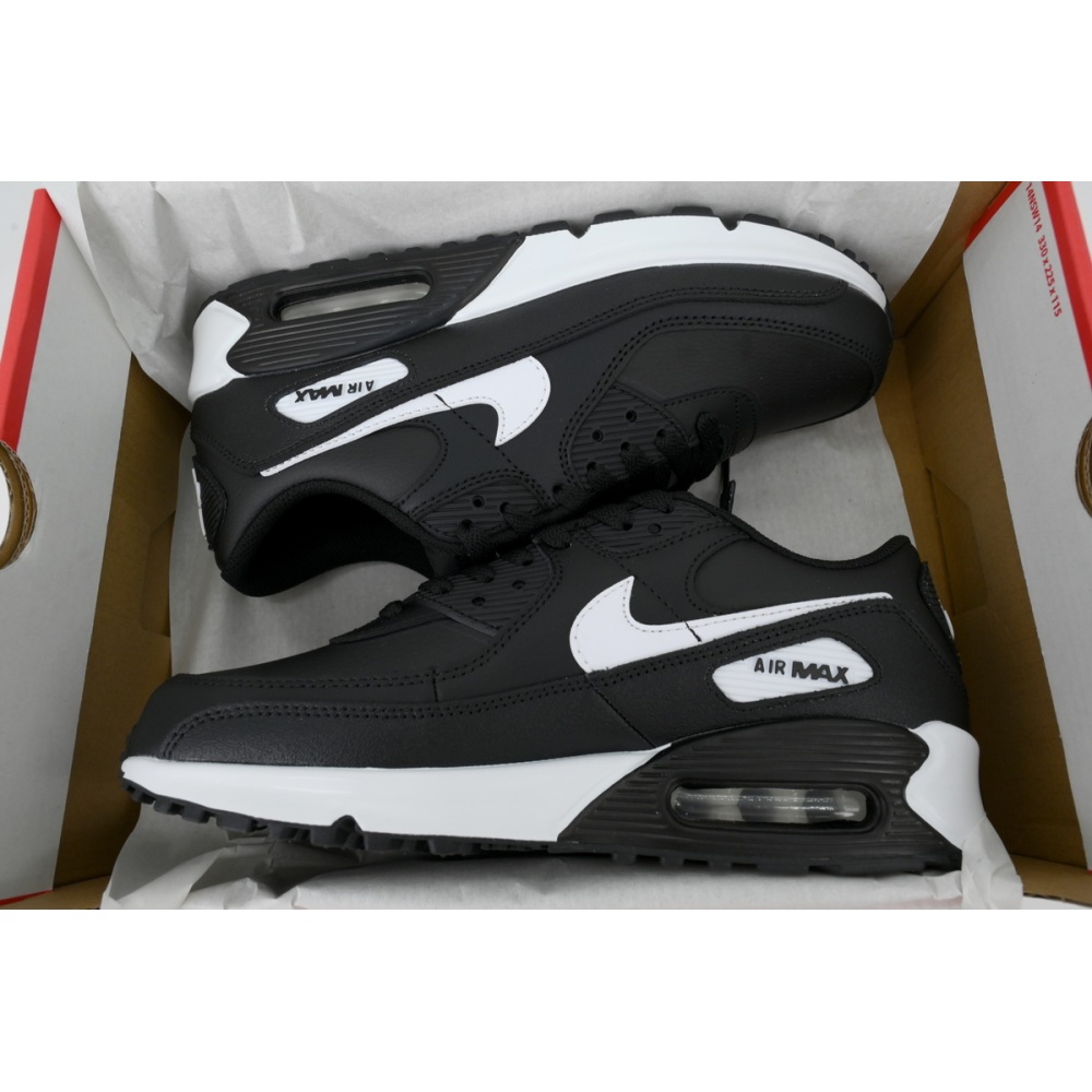 EM Sneakers Nike Air Max 90 Leather GS Black White