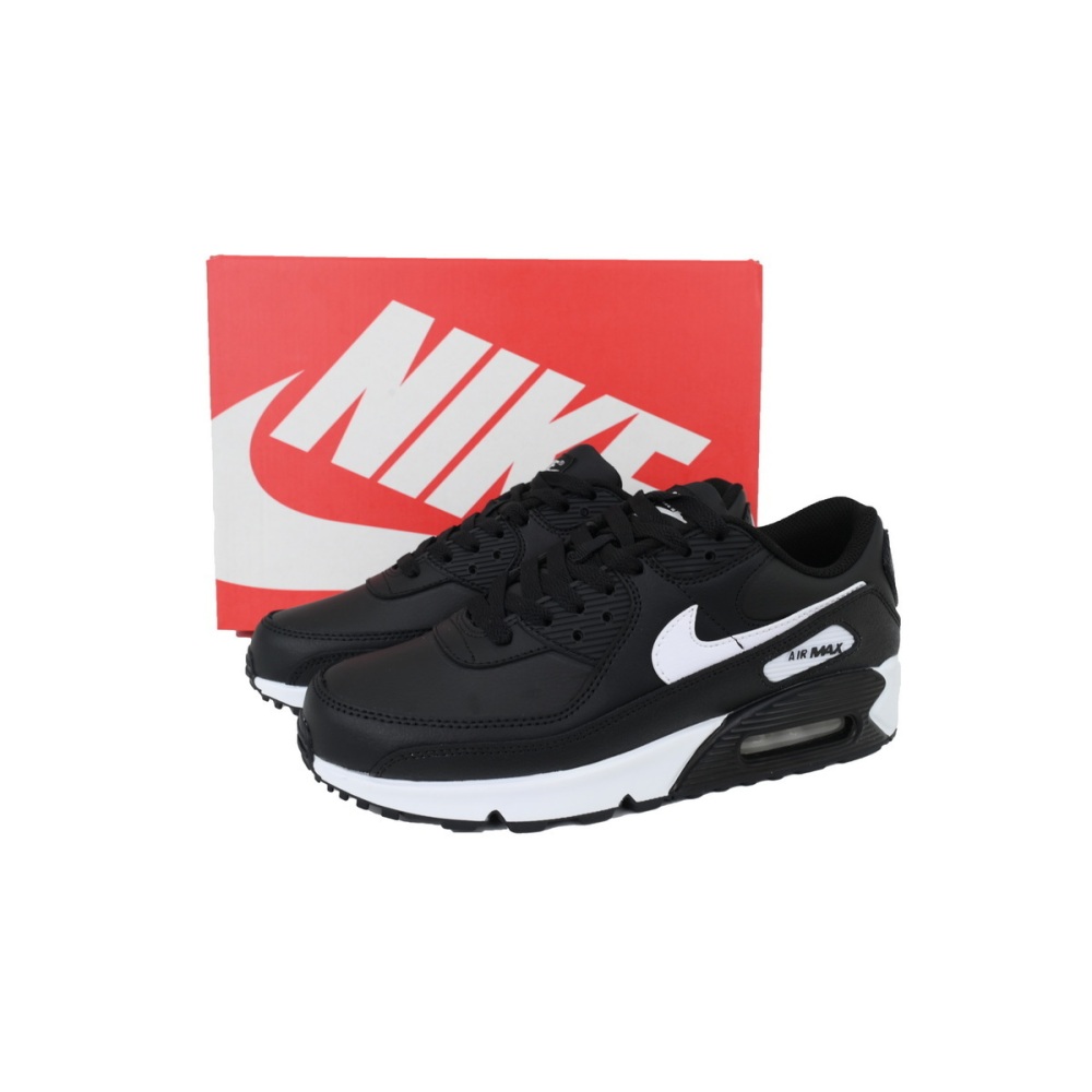 EM Sneakers Nike Air Max 90 Leather GS Black White