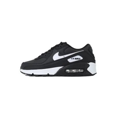 EM Sneakers Nike Air Max 90 Leather GS Black White 01