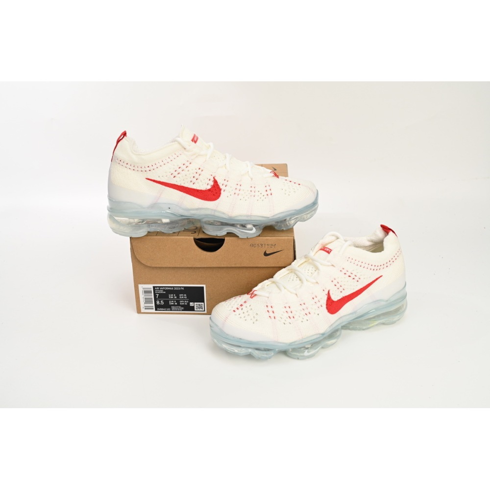 EM Sneakers Nike Air VaporMax 2023 Flyknit White Red