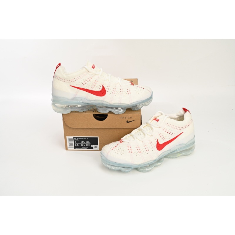 EM Sneakers Nike Air VaporMax 2023 Flyknit White Red