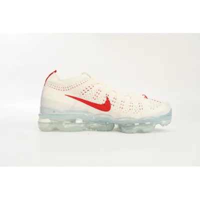 EM Sneakers Nike Air VaporMax 2023 Flyknit White Red 02