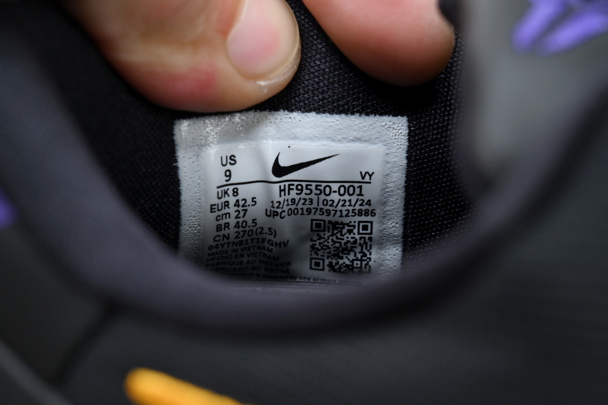 EM Sneakers Nike Kobe 8 Protro Lakers Away