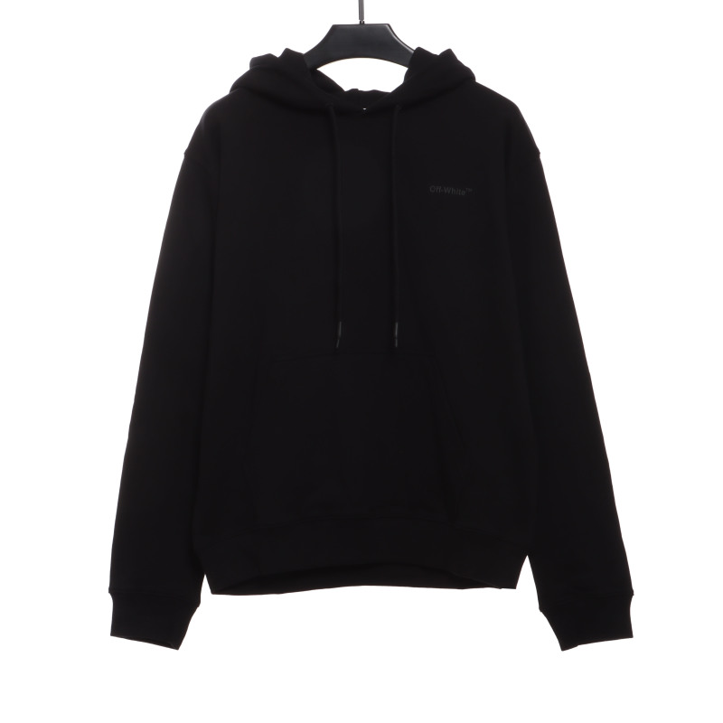 EM Sneakers Off-White Hoodie Black Overlapping Zebra Crosshairs Arrow Print