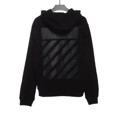 EM Sneakers Off-White Hoodie Black Overlapping Zebra Crosshairs Arrow Print 02