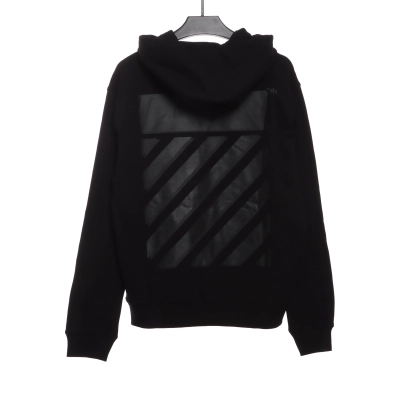 EM Sneakers Off-White Hoodie Black Overlapping Zebra Crosshairs Arrow Print 02