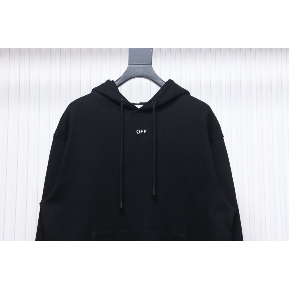 EM Sneakers Off-White Hoodie Black Moon Arrow Planet Print