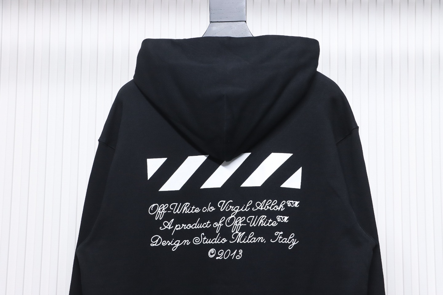 EM Sneakers Off-White Hoodie Black Number 23 Hoodie Slash Letter Print