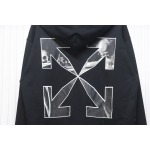 EM Sneakers Off-White Hoodie Black OW Caravaggio Black and White Religious Print