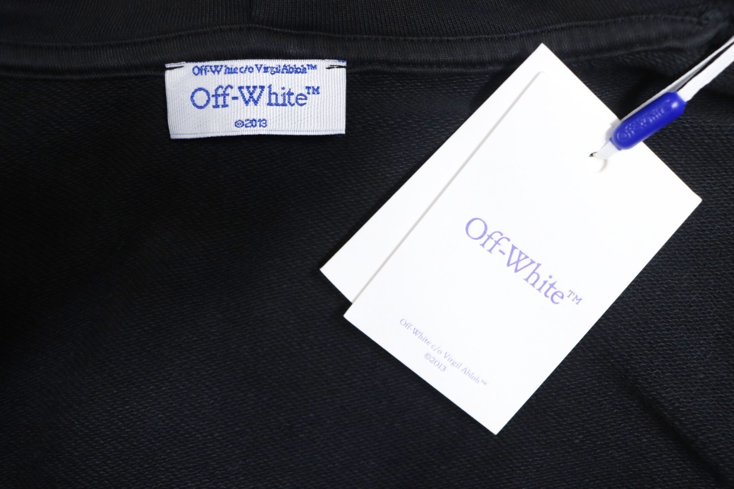 EM Sneakers Off-White Hoodie Brown OW Washed Old Man Print