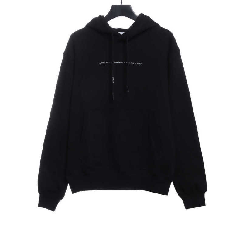EM Sneakers Off-White Hoodie Eco Limited Edition Logo Green Arrow Black