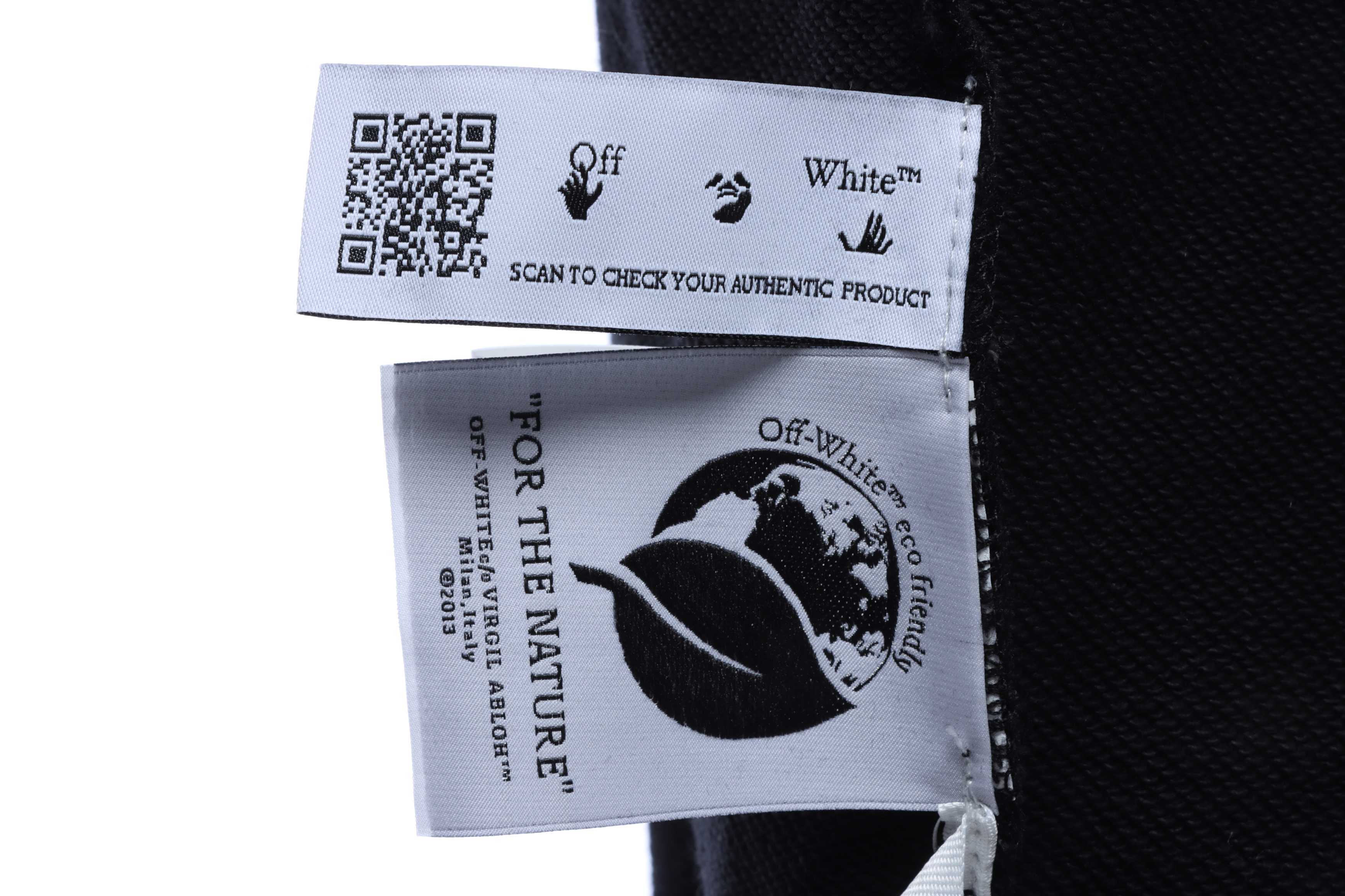 EM Sneakers Off-White Hoodie Eco Limited Edition Logo Red Arrow Black