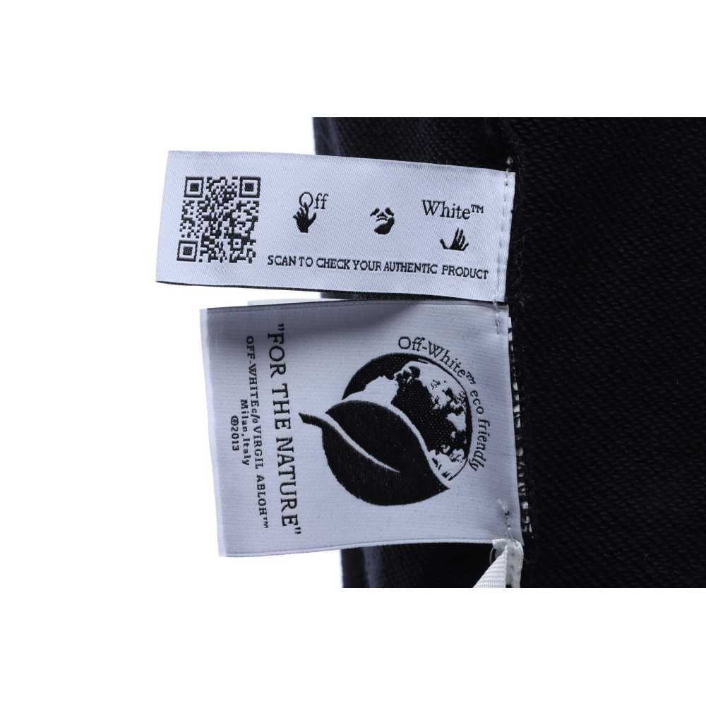 EM Sneakers Off-White Hoodie Eco Limited Edition Logo Red Arrow Black