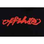 EM Sneakers Off-White Hoodie Eco Limited Edition Logo Red Arrow Black