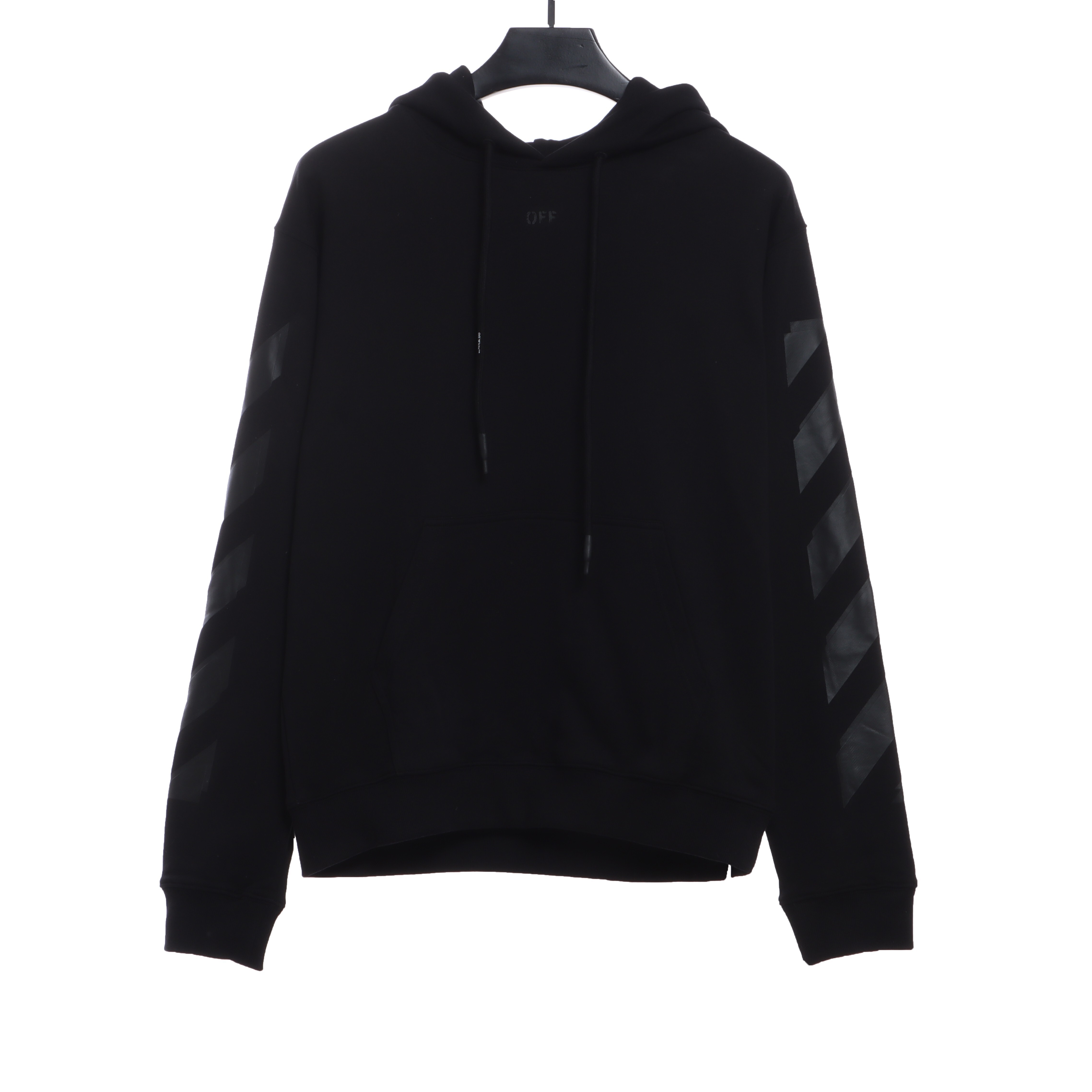 EM Sneakers Off-White Hoodie Overlapping Arrows Black