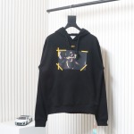 EM Sneakers Off-White Hoodie OW Religious Madonna Print Black