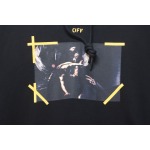 EM Sneakers Off-White Hoodie OW Religious Madonna Print Black