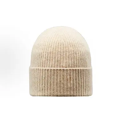 EM Sneakers Moncler Cashmere Blend Beanie Light Beige 02