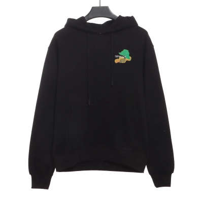 EM Sneakers Off-White Hoodie Black Eco-friendly Graffiti Ink Arrow Print 01