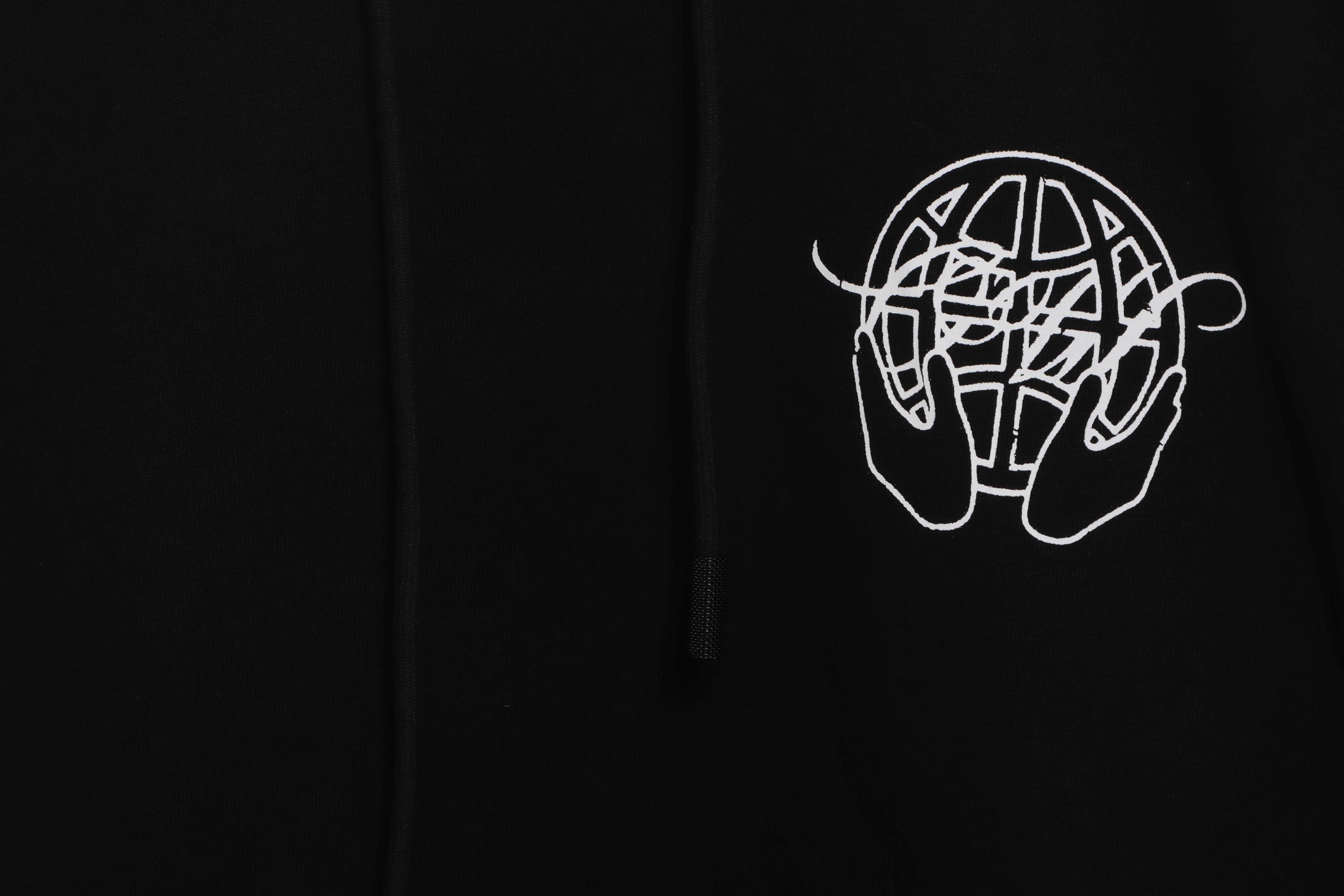 EM Sneakers Off-White Hoodie Black Palm Scissor Head Arrow Print