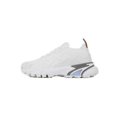 EM Sneakers Louis Vuitton LV Runner Tatic Sneaker All White 01