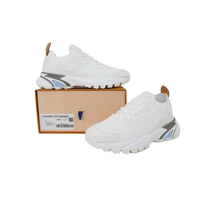 EM Sneakers Louis Vuitton LV Runner Tatic Sneaker All White