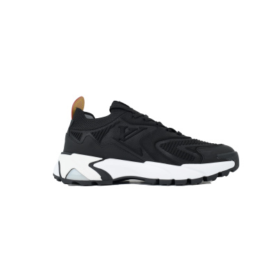 EM Sneakers Louis Vuitton LV Runner Tatic Sneaker Black And White 02
