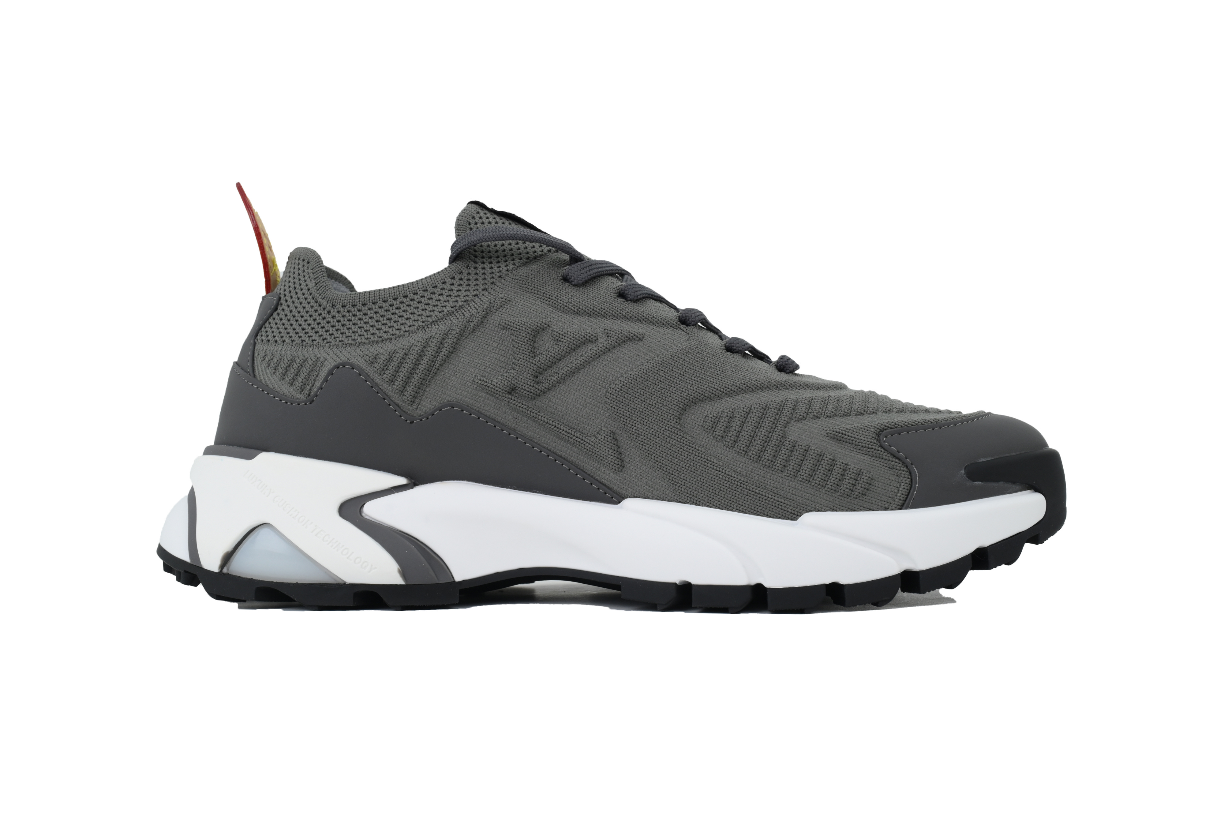 EM Sneakers Louis Vuitton LV Runner Tatic Sneaker Gray and White