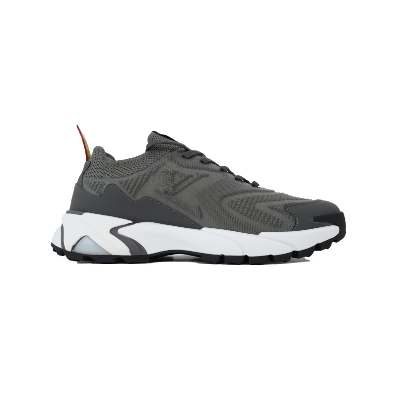 EM Sneakers Louis Vuitton LV Runner Tatic Sneaker Gray and White