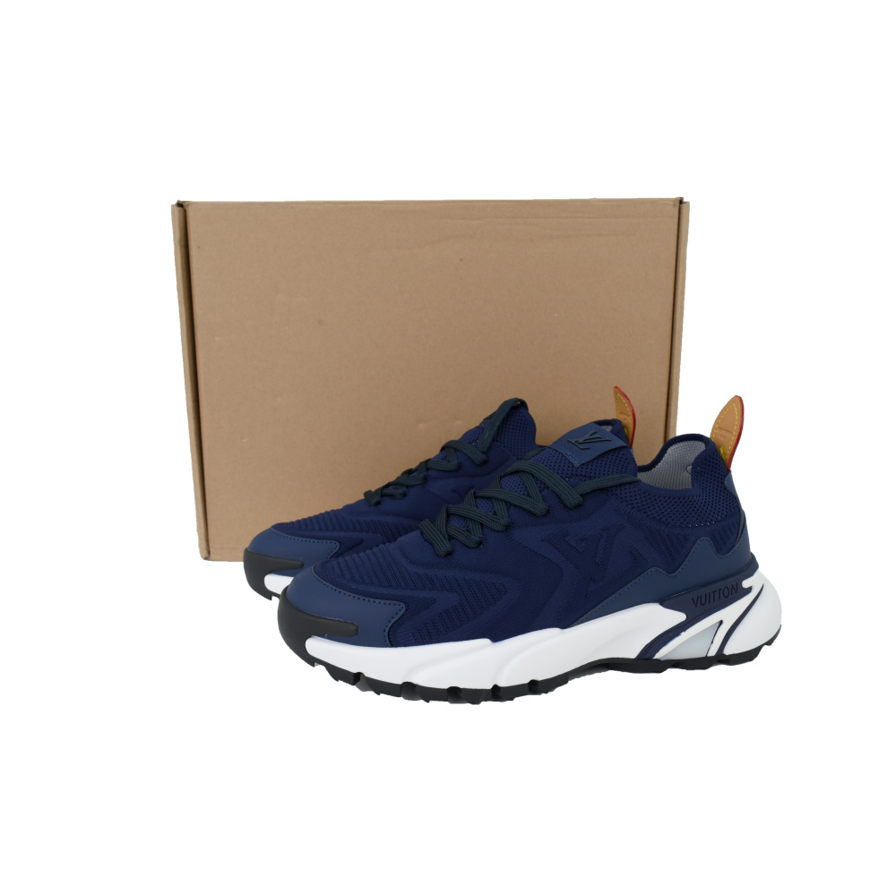 EM Sneakers Louis Vuitton LV Runner Tatic Sneaker Navy Blue